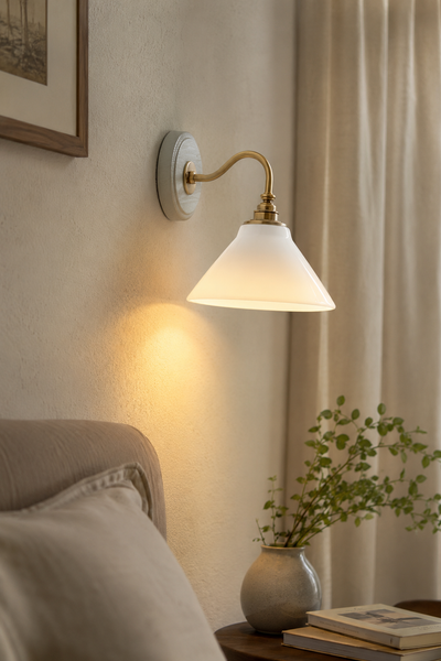 Mid-Century Modern Swing Arm Wall Sconce - French Retro Style