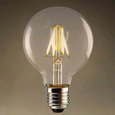 4W E27 Globe LED Edison Bulb 6 piece lot -  westmenlights