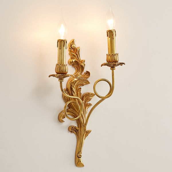 gilt bronze double sconce -  westmenlights