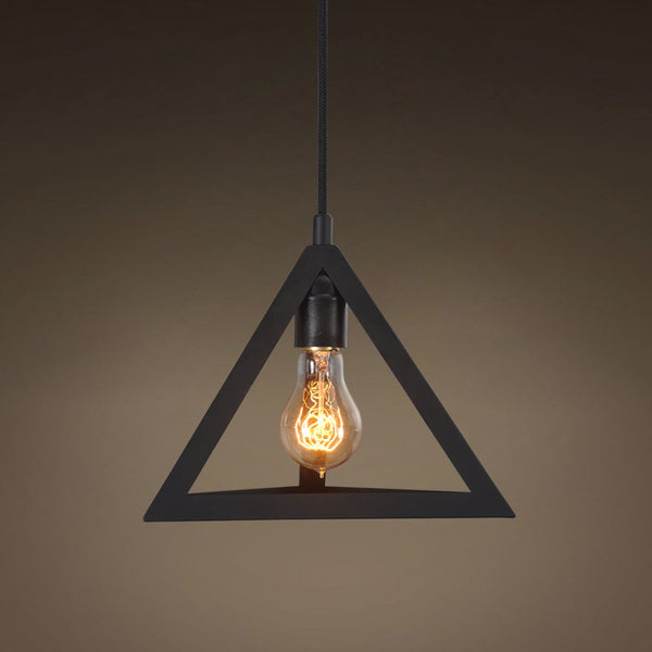 Triangle 1 Light Metal Pendant Light -  westmenlights