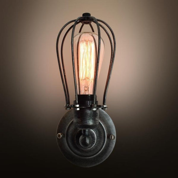 Globe 1 Light Cage Wall Sconce -  westmenlights