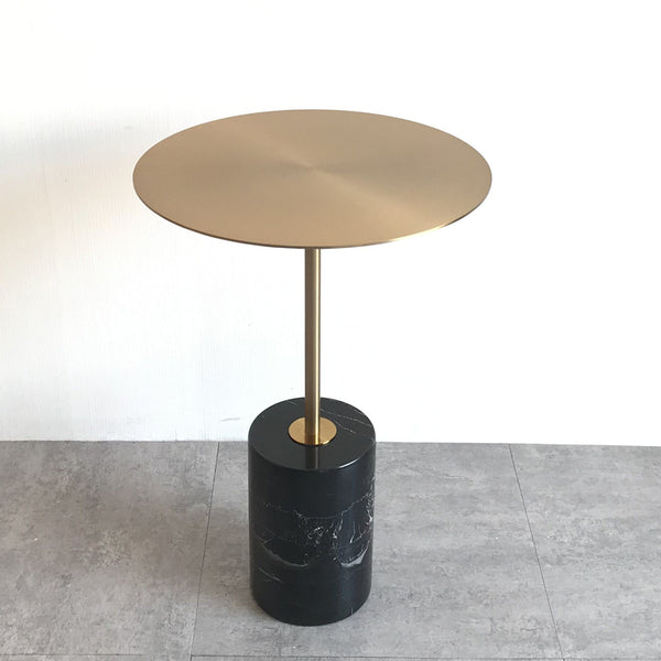 Modern Marble Circular Coffee Side Table -  westmenlights