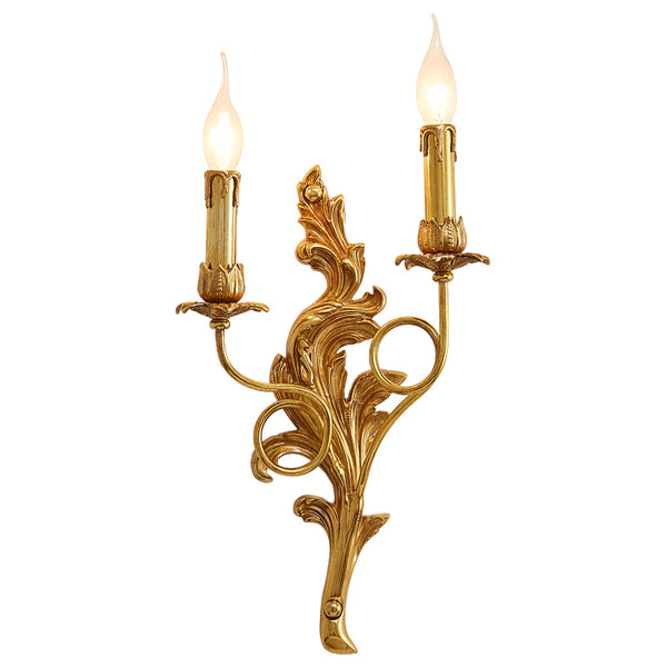 gilt bronze double sconce -  westmenlights