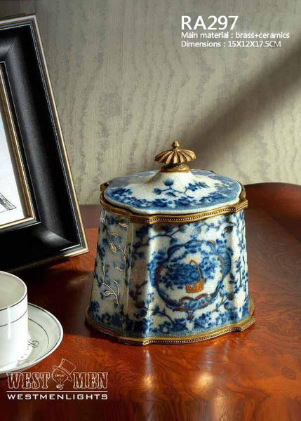 Flap Cover Box with Four Convex -  westmenlights