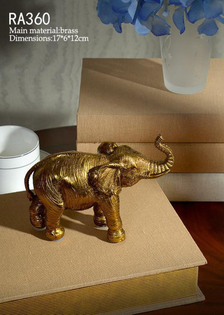 Ormolu Elegant Elephant Statue -  westmenlights