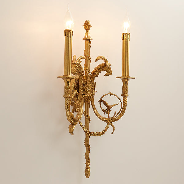 dragon gilt bronze sconce -  westmenlights